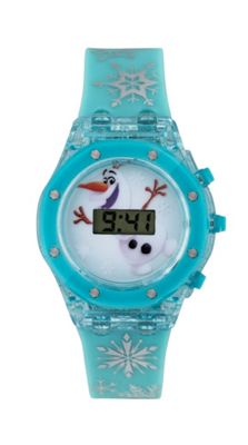 Girls Disney flashing Frozen Olaf dial digital watch fzn3799